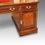Edwardian mahogany partners desk Now Sold - Image 11