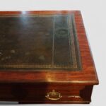 Edwardian mahogany pedestal desk - Image 5