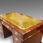 Edwardian mahogany pedestal desk Now Sold - Image 4