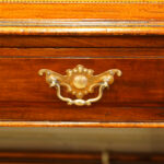 Edwardian mahogany pedestal desk - Image 6