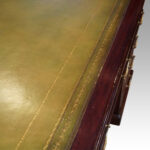 Edwardian mahogany pedestal desk - Image 11