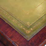 Edwardian mahogany pedestal desk - Image 3