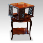 Edwardian mahogany revolving bookcase
