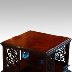 Edwardian mahogany revolving bookcase - Image 2