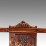 Edwardian mahogany revolving desk chair - Image 7