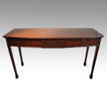 Edwardian mahogany serving table 