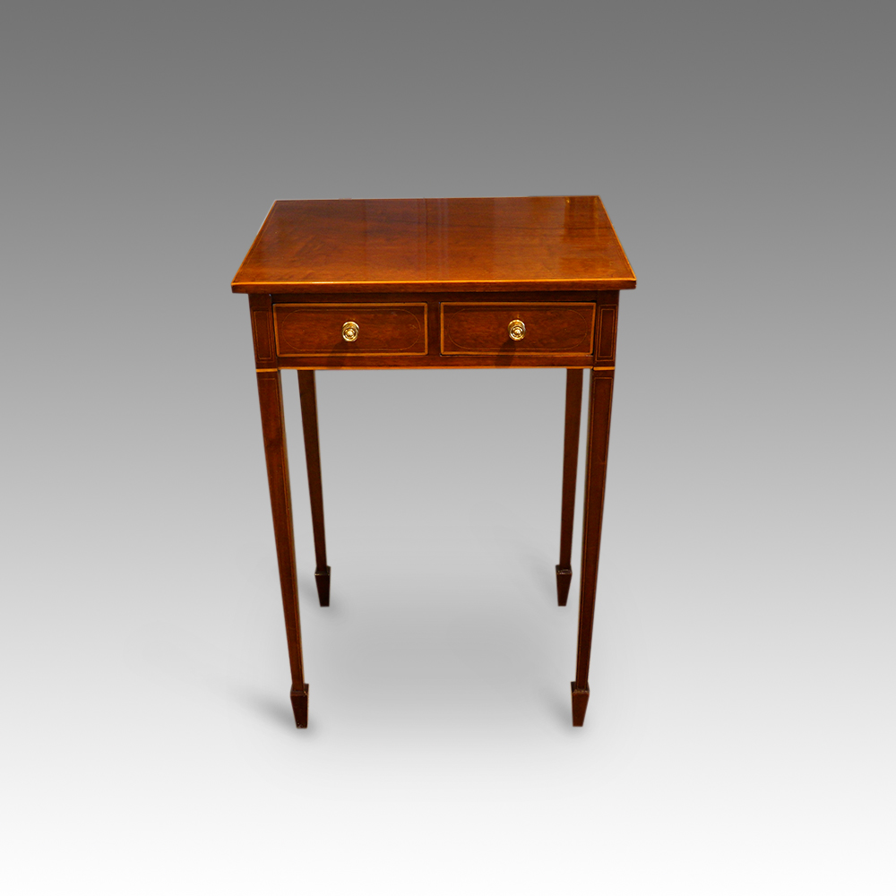 Edwardian-mahogany-small-side-table.jpg Edwardian mahogany small side-table - Image 1