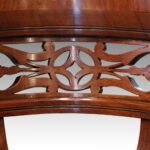 Edwardian mahogany swivel desk chair - Image 7