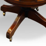 Edwardian mahogany swivel desk chair - Image 6