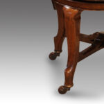 Edwardian mahogany swivel desk chair - Image 4