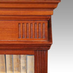 Edwardian narrow open bookcase - Image 8
