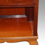 Edwardian narrow open bookcase - Image 7