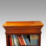 Edwardian narrow open bookcase - Image 4