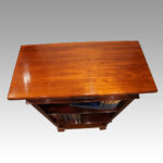 Edwardian narrow open bookcase - Image 12