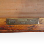 Edwardian oak breakfront bookcase - Image 7