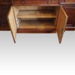 Edwardian oak breakfront bookcase - Image 18