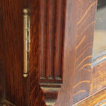 Edwardian oak breakfront bookcase - Image 17