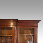 Edwardian oak breakfront bookcase - Image 16