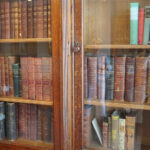 Edwardian oak breakfront bookcase - Image 14