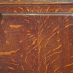 Edwardian oak breakfront bookcase - Image 13