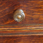 Edwardian oak breakfront bookcase - Image 11