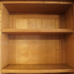 Edwardian oak breakfront bookcase - Image 5