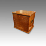 Edwardian oak collectors cabinet - Image 8