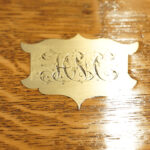 Edwardian oak collectors cabinet - Image 6