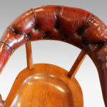 Victorian oak desk chair - Image 3