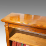 Edwardian oak open bookcase - Image 2