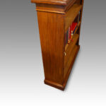 Edwardian oak open bookcase - Image 3