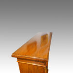 Edwardian oak open bookcase - Image 4