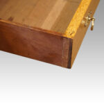 Edwardian oak pedestal desk - Image 9