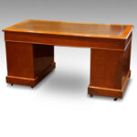 Edwardian large oak pedestal desk NOW SOLD - Image 10