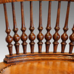 Edwardian oak revolving desk chair Now Sold - Image 2