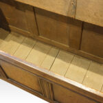 Edwardian oak settle - Image 6