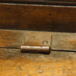 Edwardian oak settle - Image 9