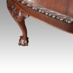 Edwardian oval extending dining table - Image 9