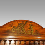 Edwardian painted satinwood bookcase - Image 9