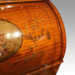 Edwardian painted satinwood bookcase - Image 8