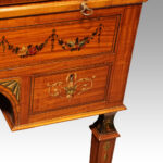 Edwardian painted satinwood bookcase - Image 12