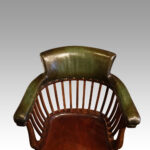 Edwardian revolving desk chair - Image 2