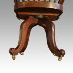 Edwardian revolving desk chair - Image 7