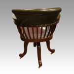 Edwardian revolving desk chair - Image 6