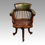 Edwardian revolving desk chair