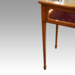 Edwardian satinwood curio cabinet - Image 4