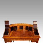 Edwardian satinwood painted Carlton House desk - Image 5
