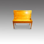 Edwardian satinwood duet stool - Image 2