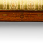 Edwardian satinwood inlaid duet stool - Image 2