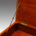 Edwardian satinwood inlaid duet stool - Image 5